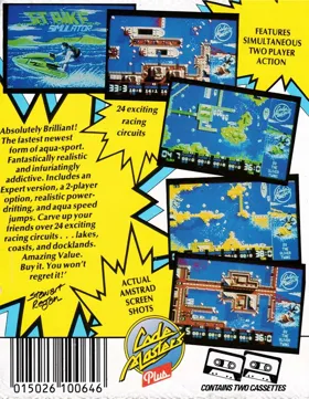 Jet Bike Simulator (UK) (1988) box cover back
